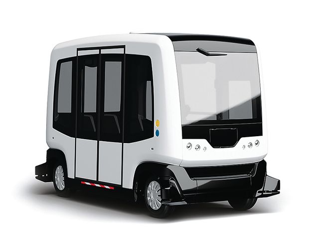 Zelfrijdende shuttlebusjes de weg op in Wageningen nrc.nl/next/2016/01/2…