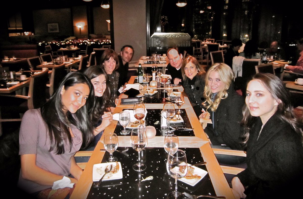 shaymitch's tweet image. our first dinner together 😍 #tbt