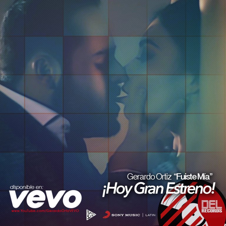 SonyMusicLatin's tweet photo. HOY! Gran Estreno del Video Oficial #FuisteMia de @gerardoortiznet en #GerardoOrtizVEVO. Pendientes! https://t.co/nF9mM8jq8F