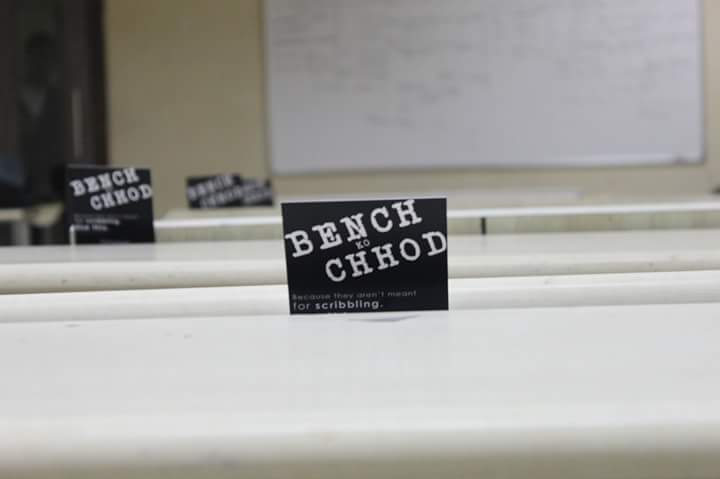 DoYou_CopyThat's tweet photo. A glimpse of our CSR activity to save the college benches from doodles and random scribbling.
#DoYouCopy? https://t.co/OOsZCNyy4T