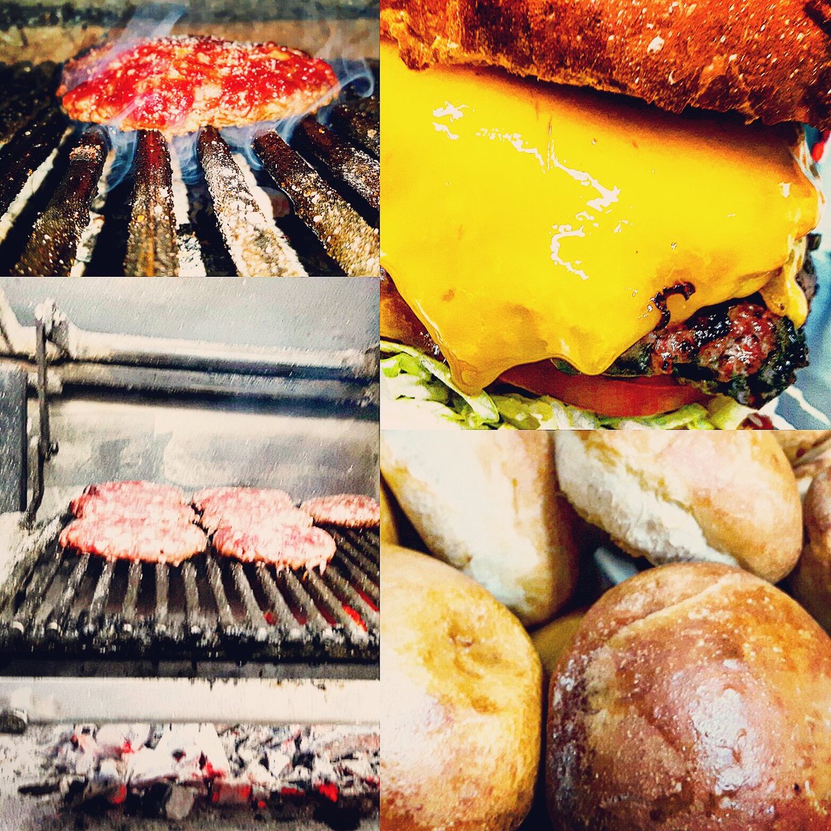 pan, carne de vaca vieja, carbon y ganas de disfrutar ooouhh yeah be be be be and be canalla brother