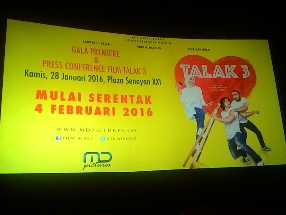 MDPictures's tweet photo. Jangan lupa, 4 Februari! @filmTALAK3 https://t.co/hWtOZDKcwZ