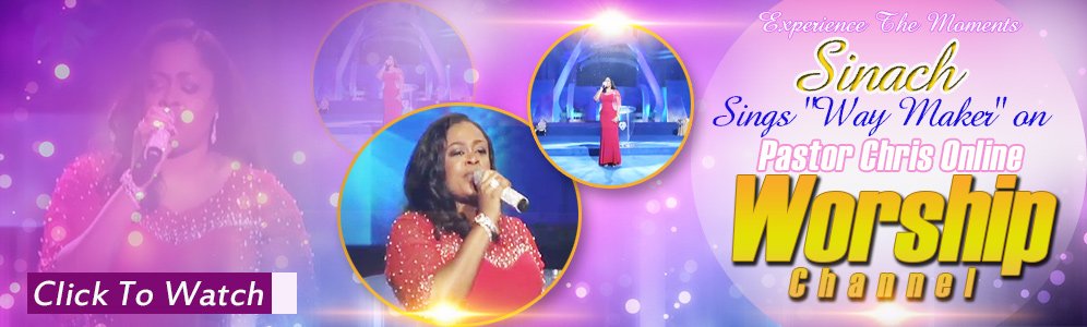 Sinach: Way Maker On pastorchrisonline.org.
Click Here To Watch Now - bit.ly/1JvHN5i
Kindly Reshare link