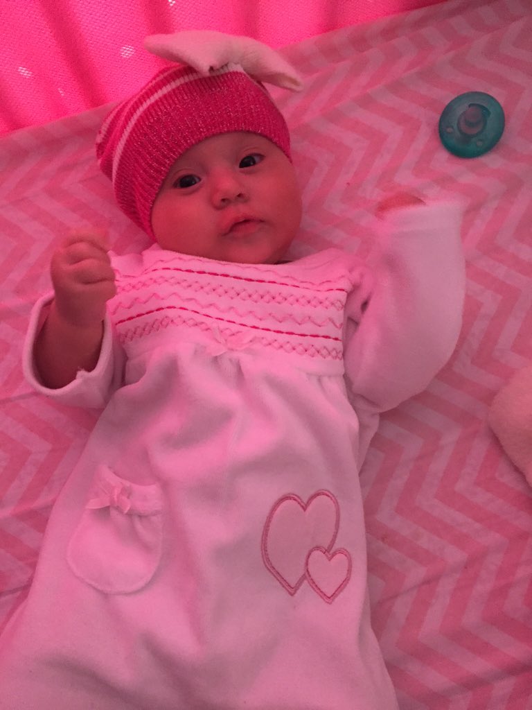 Jaycg2013's tweet photo. Can't even tell my love bug is sick.ππππ #HappyBaby #MommyToAPrincess https://t.co/iKuh0PD2nB