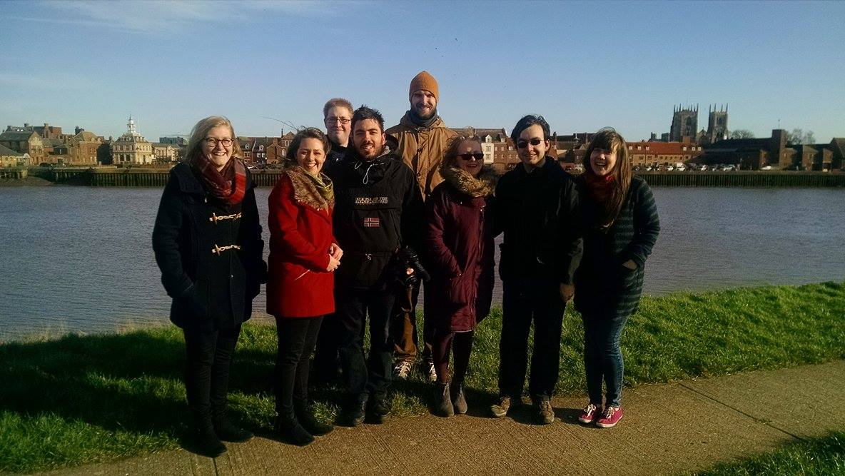 What a lovely day for the ferry trip to West Lynn with artists Richard Layzell, Karen Forman and Diana Stickley.