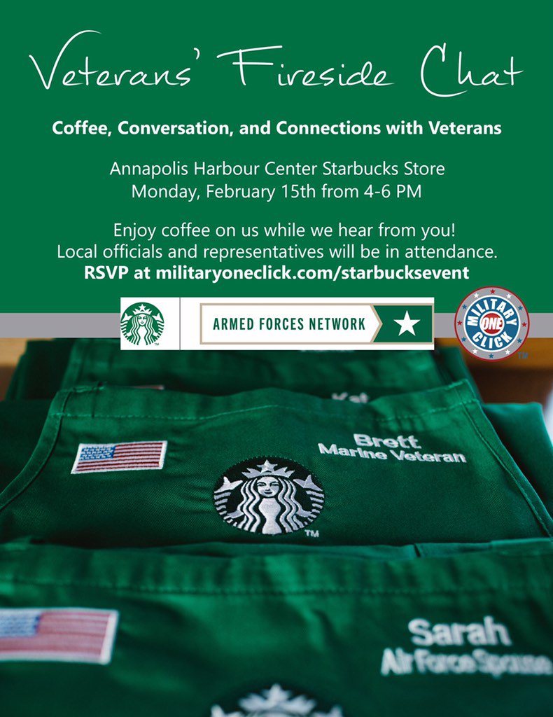 TripletDadAaron's tweet photo. Please register to Join us in a discussion with our veterans @JeffSDanley #Area147 #sbuxmatl #a79united https://t.co/baxEj2jA0Q