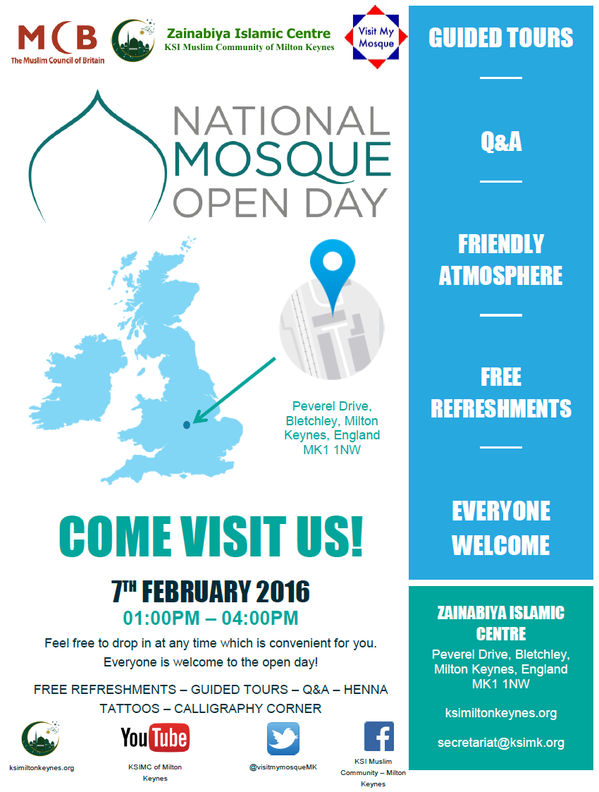 Come Along! Guided tours, Q&amp;A, Henna and Calligraphy. Refreshments too! #VisitMyMosque <a href="/KSIMCMK/">KSIMC of Milton Keynes</a> <a href="/visitmymosqueMK/">Join us</a>