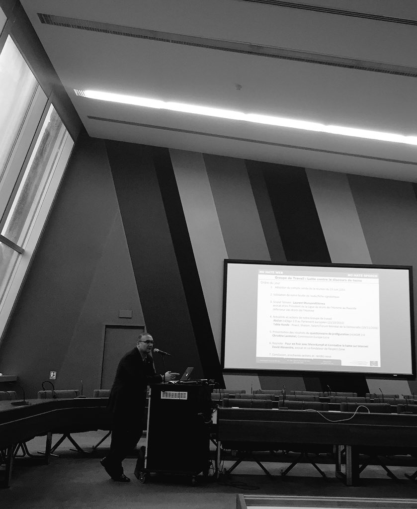 La <a href="/LicraBasRhin/">Licra Bas-Rhin</a> anime le groupe de travail de lutte contre le discours de haine à la @CoE_NGO cc <a href="/nohateweb/">No Hate Web</a>