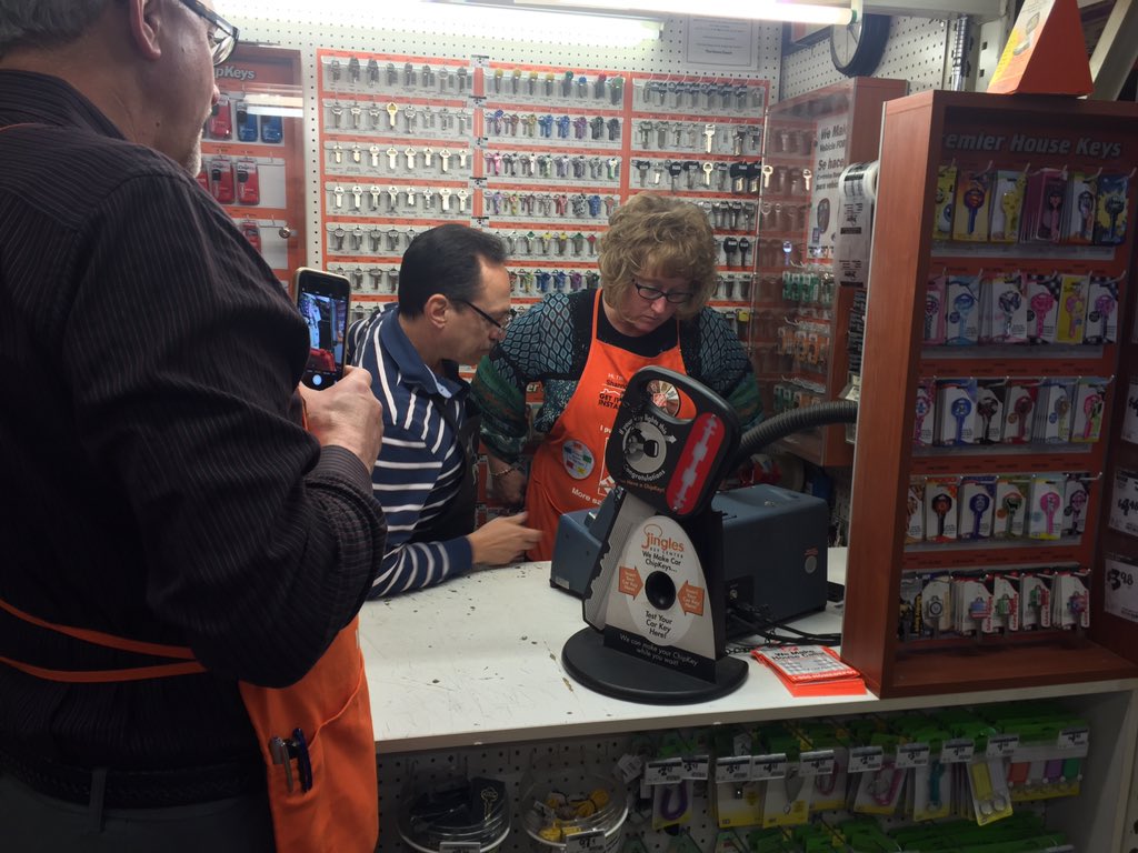 StanleyGaskill's tweet photo. @thdShannon learning to cut keys!!! Leading by example!!! https://t.co/ZAhlSXkr6b