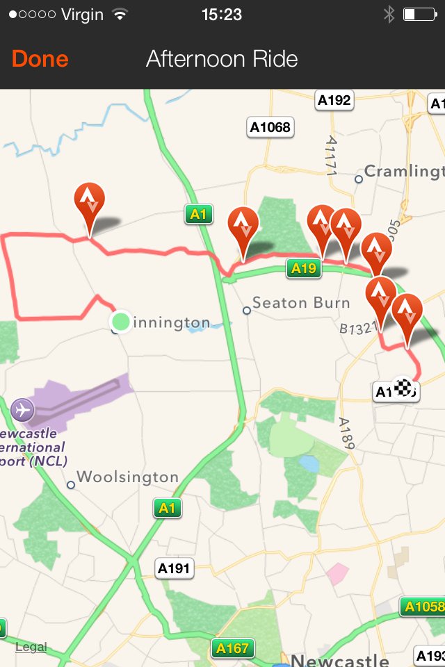 An interesting ride as I found myself riding through an army shooting range!