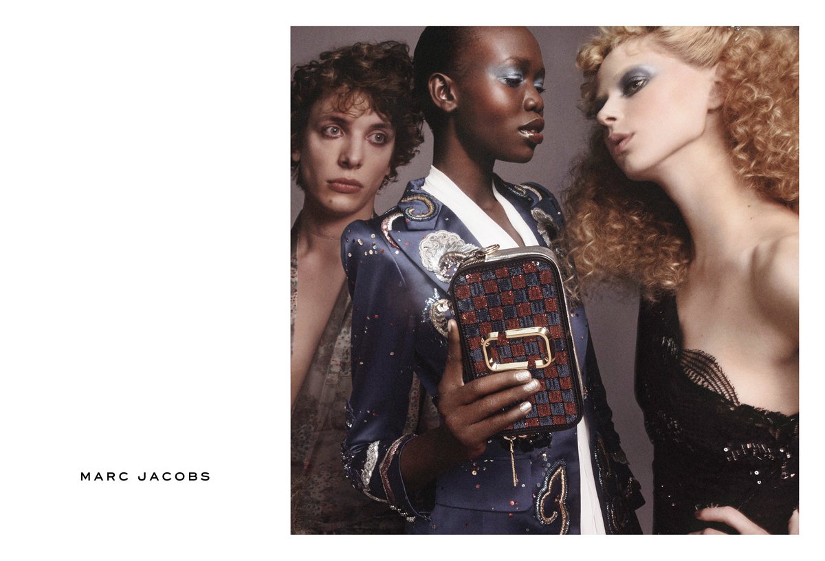 marcjacobs's tweet photo. Mari Agory, Sam York &amp; Oliver Burslem star in our SS16 ad campaign photographed by David Sims, styled by @kegrand https://t.co/Zs0ITjM9hw