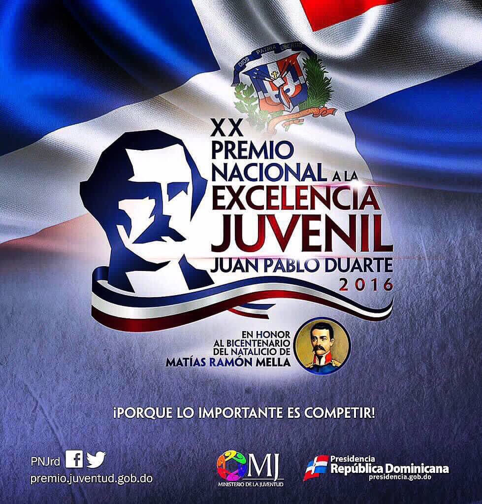 JuventudRD's tweet photo. Avanzan los preparativos para la gran gala del Premio Nacional a la Excelencia Juvenil Juan Pablo Duarte. #PNEJ2016 https://t.co/dhdQp690EW