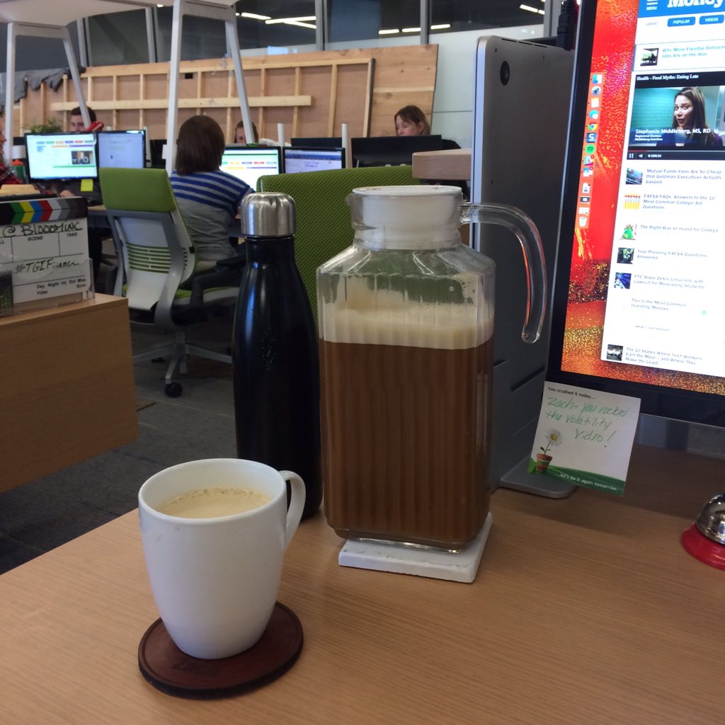 zachpettet's tweet photo. Looking like a fiend drinking my Bulletproof Coffee without @randyadh's help... #MayHaveAProblem https://t.co/4ux79G6EaF