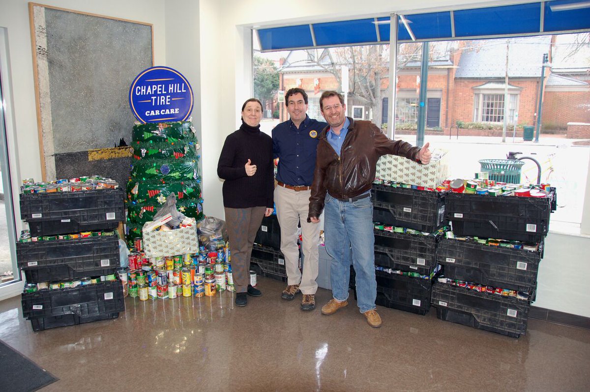 ChapelHillTire's tweet image. We are so proud to have reached our goal of 2,000 cans in our recent food drive with CORA and IFC!