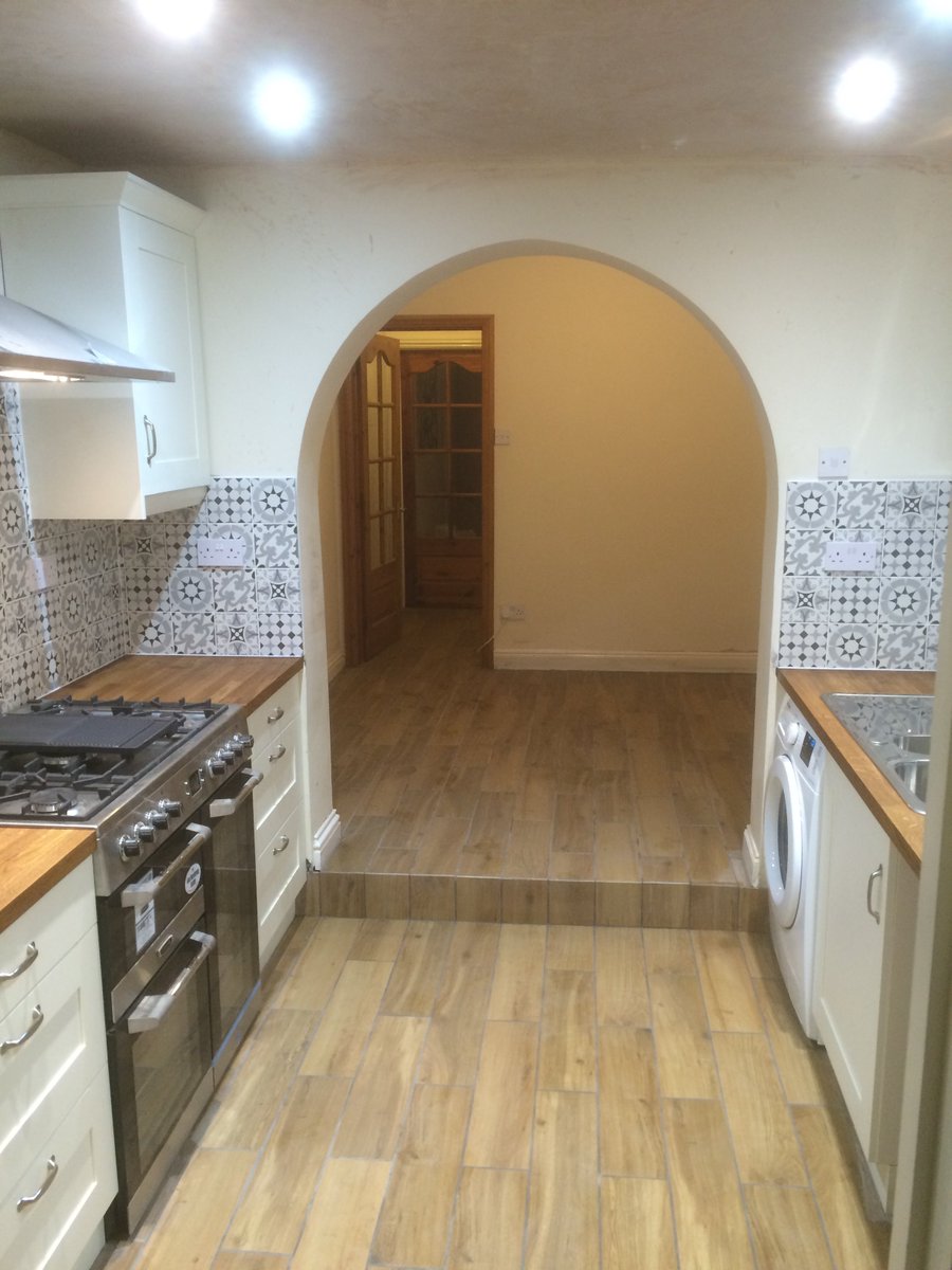 MawGreen's tweet photo. Some during and after pictures of this kitchen and reception flooring we did recently at MawGreen Installations https://t.co/tDXUWu43LV