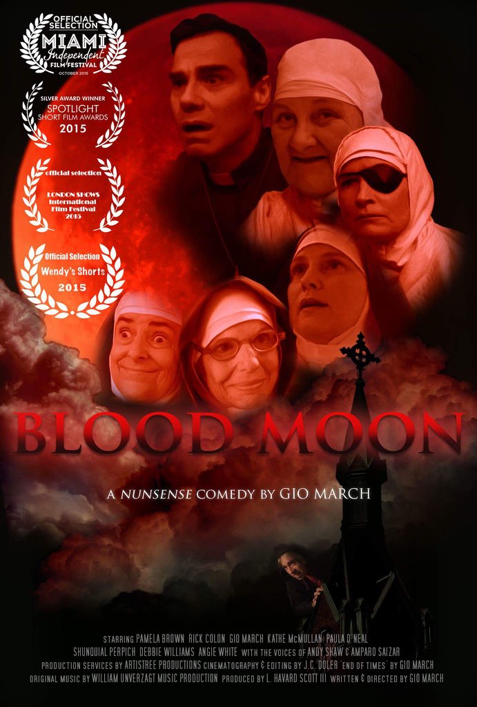 My short Film BLOOD MOON poster it's looking much better lately.
