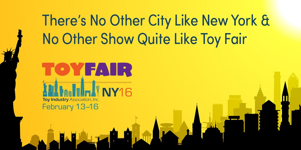 ToyFairNY's tweet photo. No other city, no other show! #TFNY https://t.co/HOdi7Fu6gX