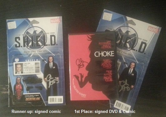 TheCGReporter's tweet image. RT &amp;amp; FOLLOW to win our Hiatus 2016 GIVEAWAY: #AgentsofSHIELD-related comic &amp;amp; #ChOKE DVD, both signed by @clarkgregg