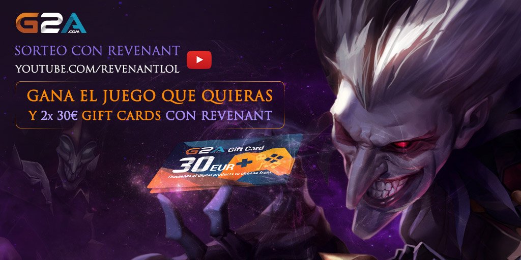 G4G_Revenant's tweet photo. RT y daros prisa incautos! Qué el sorteo acaba el Domingo. Seguid las instrucciones del Link https://t.co/w1sntUqS9H https://t.co/s9GcZ1wjRc