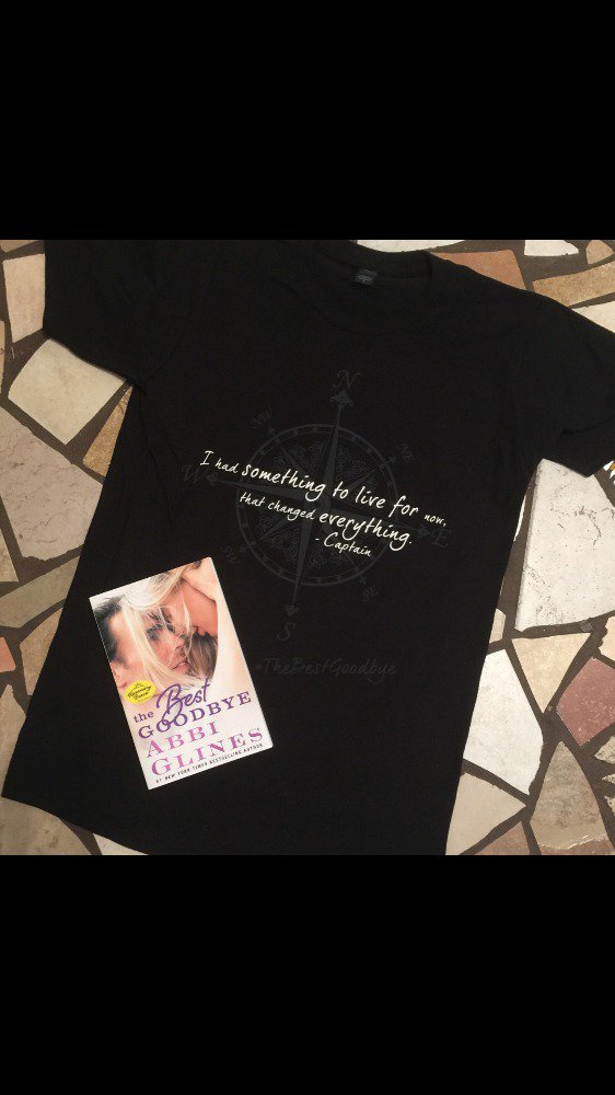 AbbiGlines's tweet photo. WIN a signed copy of the The Best Goodbye and the new Captain's T-shirt! Rt this photo. With #thebestgoodbye. https://t.co/W65kb1Mx0M