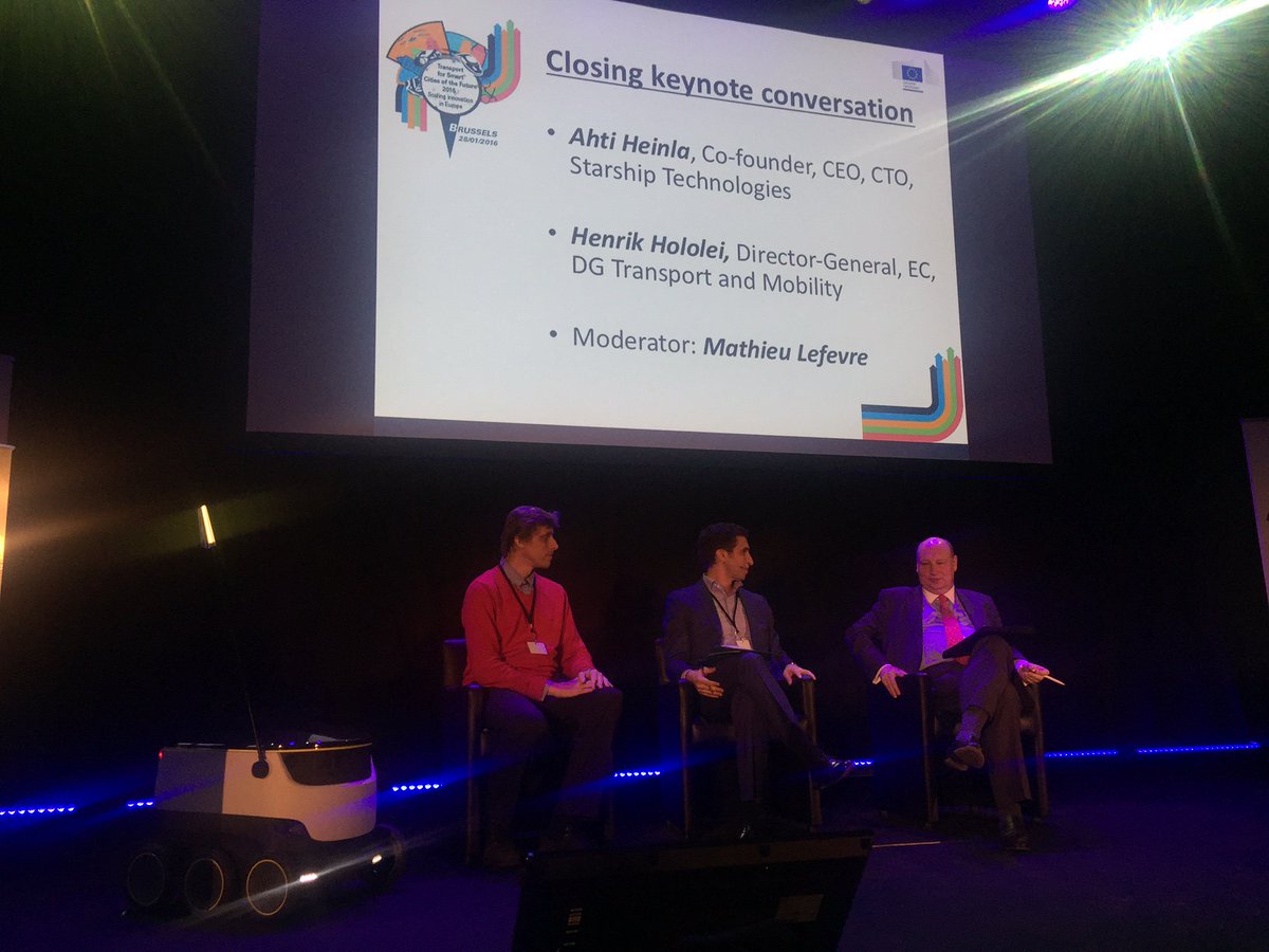 Transport_EU's tweet photo. DG Hololei at #ScalingMobility:"Transport is key for #smartcities.We support C-ITS,alt fuels& #H2020 #EFSI funding" https://t.co/RxwW36XcFF