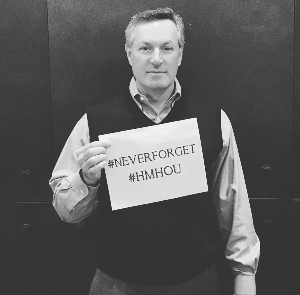 HMHou's tweet photo. Check out some of the selfies from yesterday's International Holocaust Remembrance Day event at #hmhou #neverforget https://t.co/lvQT78Ky5o