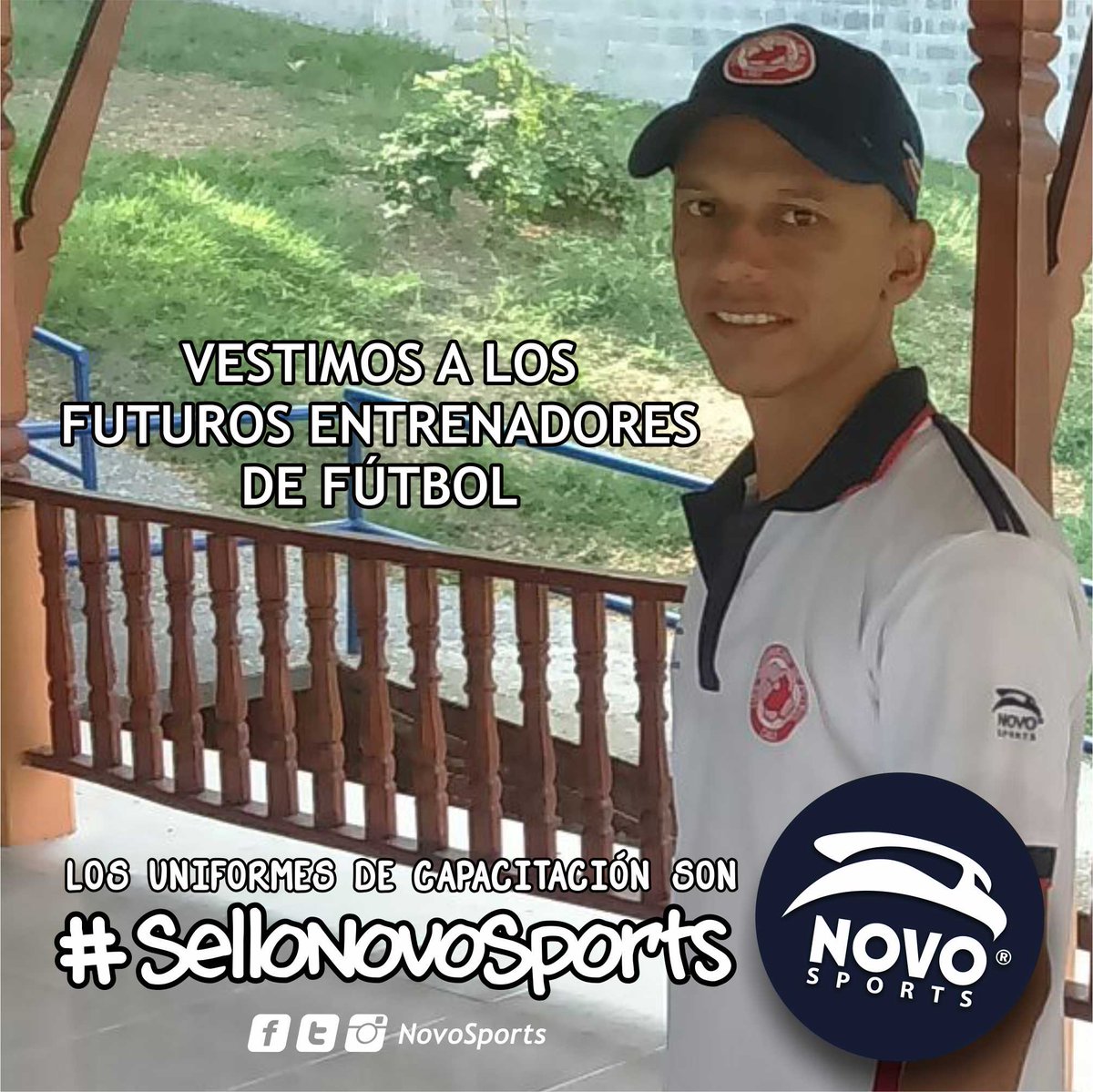 Los uniformes de capacitación para DT´s en la Escuela Nacional en convenio con la Liga Valle son #SelloNovoSports