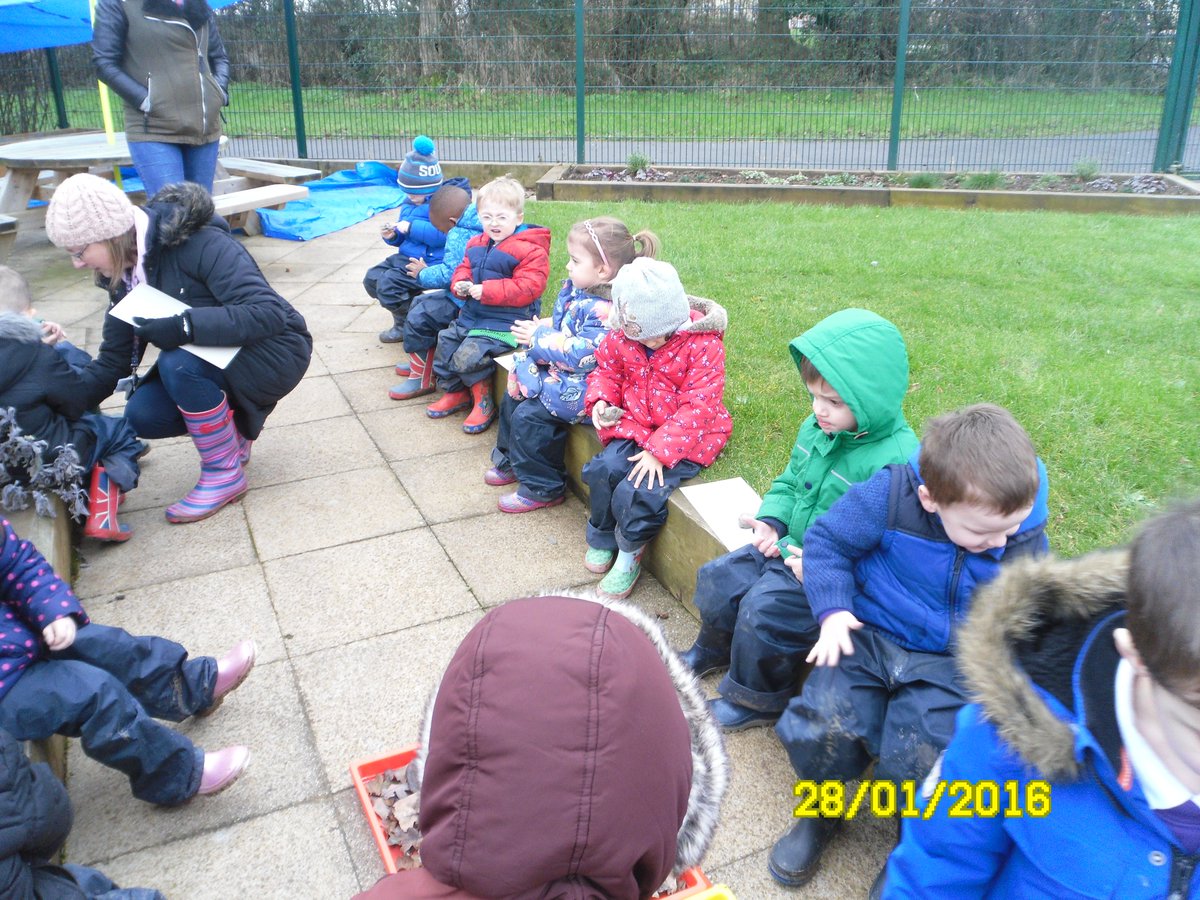 ClassEdinburgh's tweet photo. We enjoyed our Wellie Walk!  We made a den, some clay animal masks and drank hot chocolate. https://t.co/QaQGBQSMB4