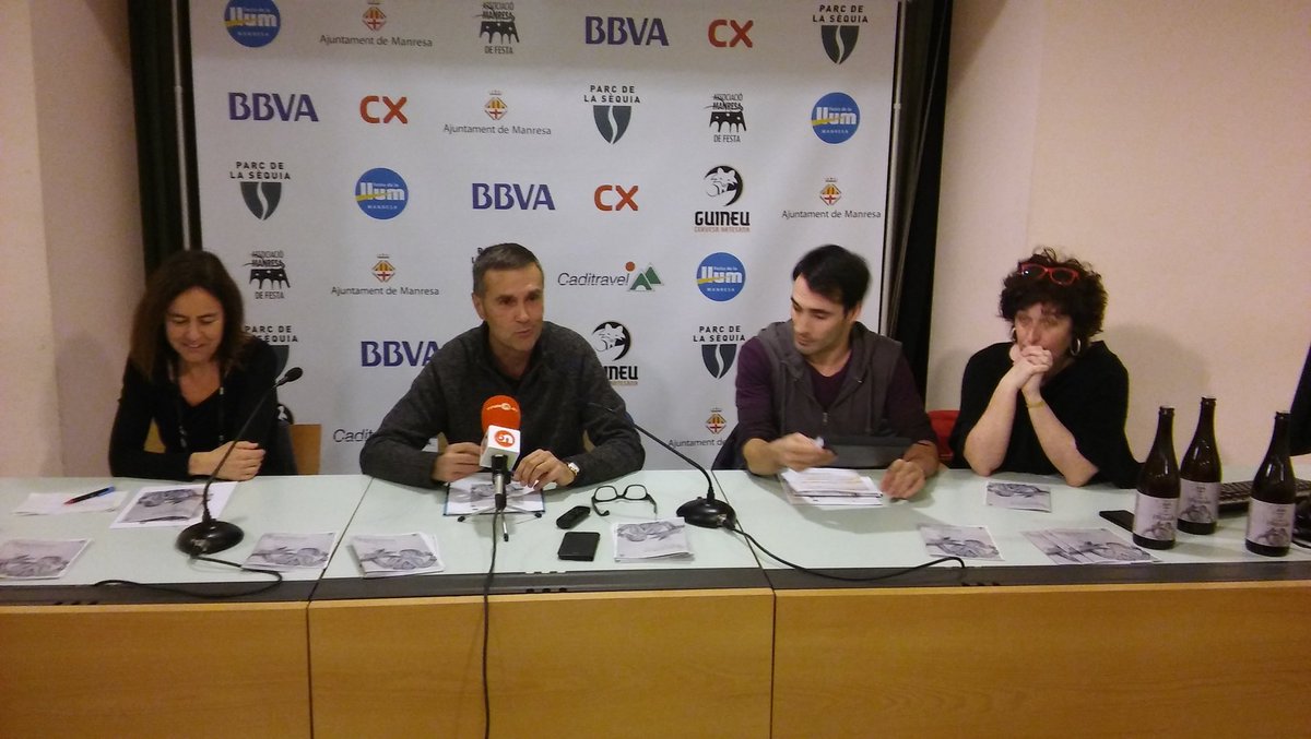 A la presentació de la Fira de l'Aixada al Casino de #Manresa. Serà el 27 i 28 de febrer.