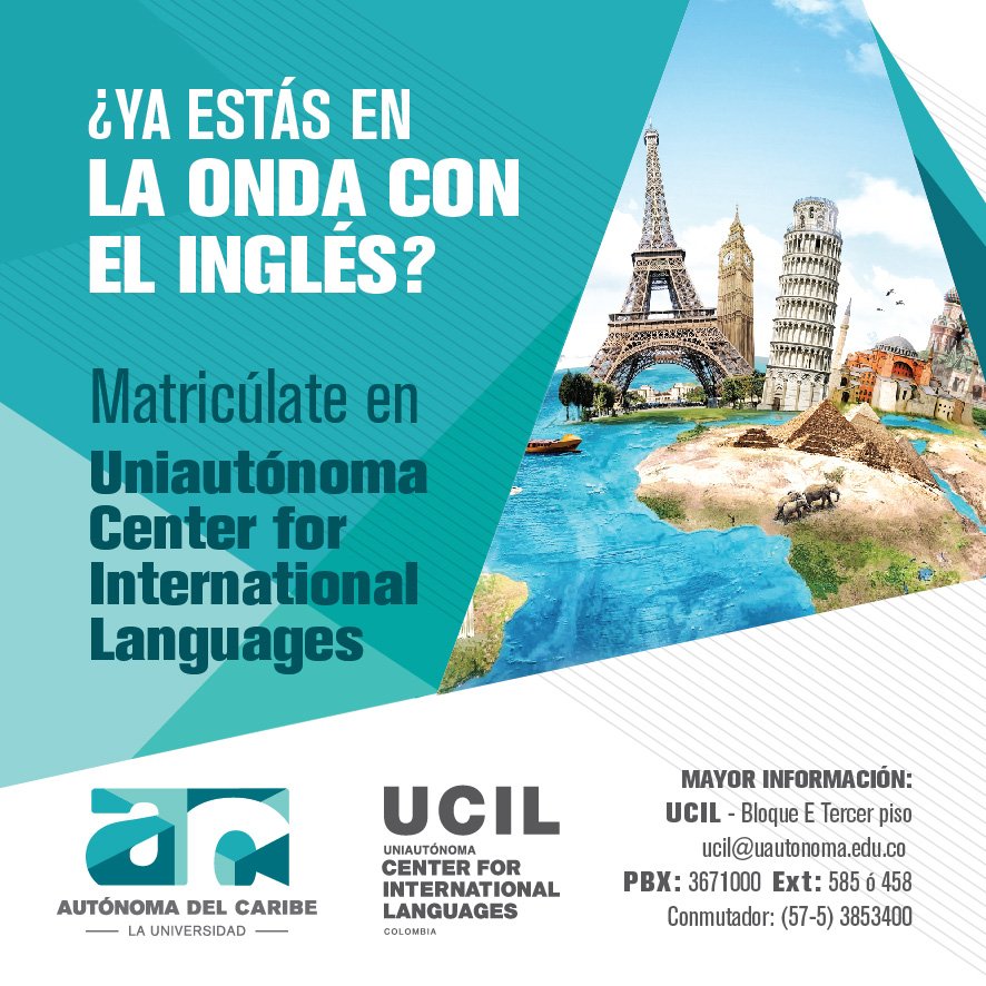 UAutonoma's tweet photo. #EstudianteUAC
¡Métete en la onda!
Ven ya a Uniautónoma Center For International Languages. #UCIL https://t.co/Vjsp6TpNa4