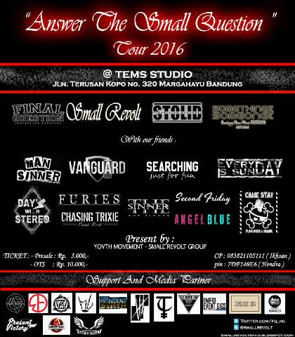 Hai , 6 maret aku main diteems studio , bandung . Barengan sama temen aku nih <a href="/FQ_HC/">FINAL QUESTION HC</a> <a href="/furies_INA/">FURIES</a> :))
