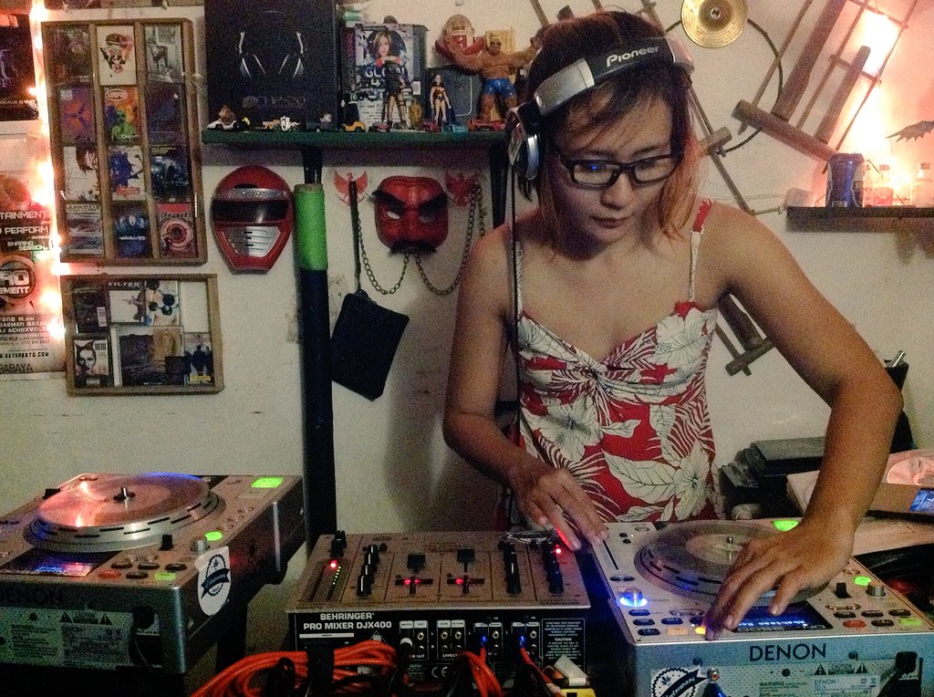EWLab1's tweet photo. DJ @FuriRizaal a.k.a FURICHAN get the rehearsal at #VDJS use Denon DN3500 CDJ https://t.co/9xMAfOOloV