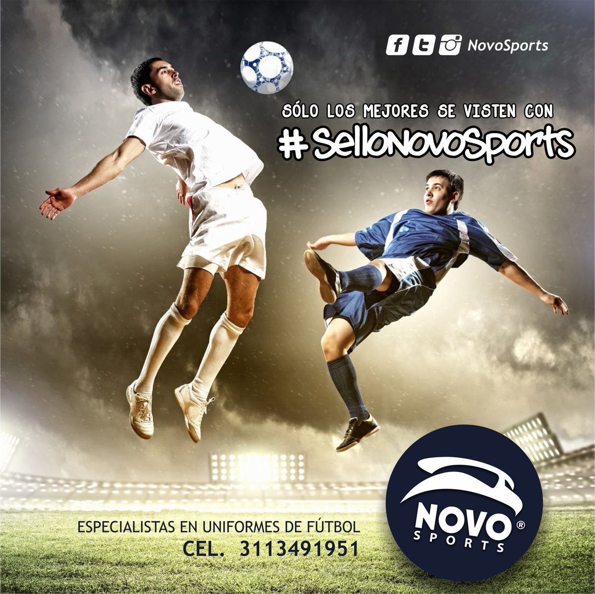 Los mejores clubes y escuelas son #SelloNovoSports. ¿Qué esperas para que tu equipo vista con un excelente uniforme?