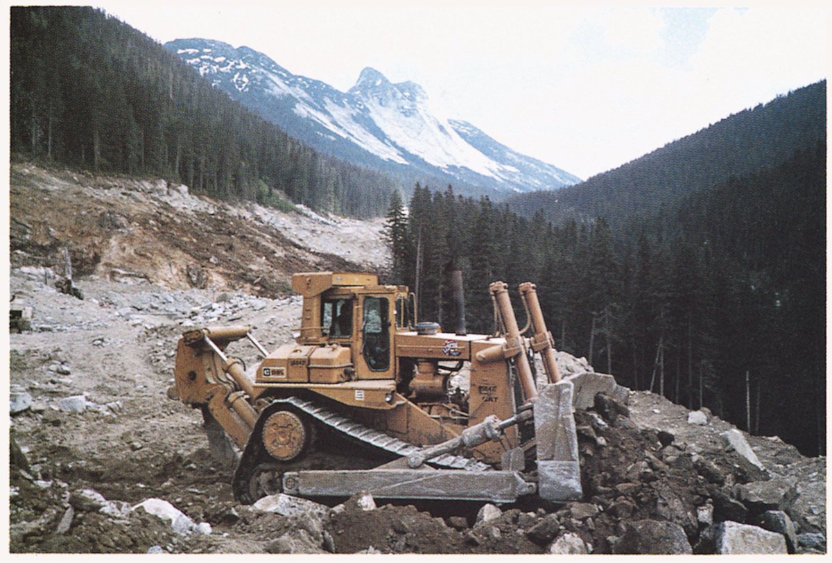 LedcorGroup's tweet photo. #TBT building British Columbia’s #Coquihalla Highway in 1985, one of our first major projects in #BC #LedcorProject https://t.co/Ar5y7V9cwn
