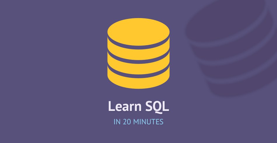 Learn SQL In 20 Minutes ow.ly/XCFOE