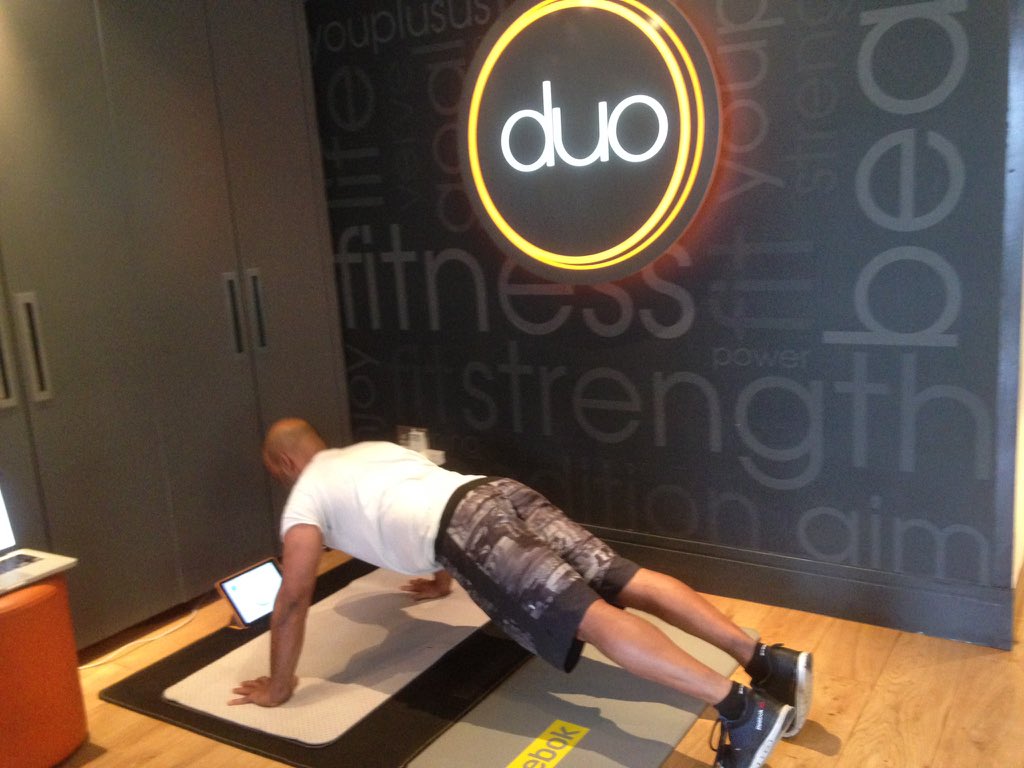 matter_fit's tweet photo. Throwback to early demos at  @DUOchelsea #TBT #startup #fitness #personaltrainer https://t.co/7fl2NOaAPc