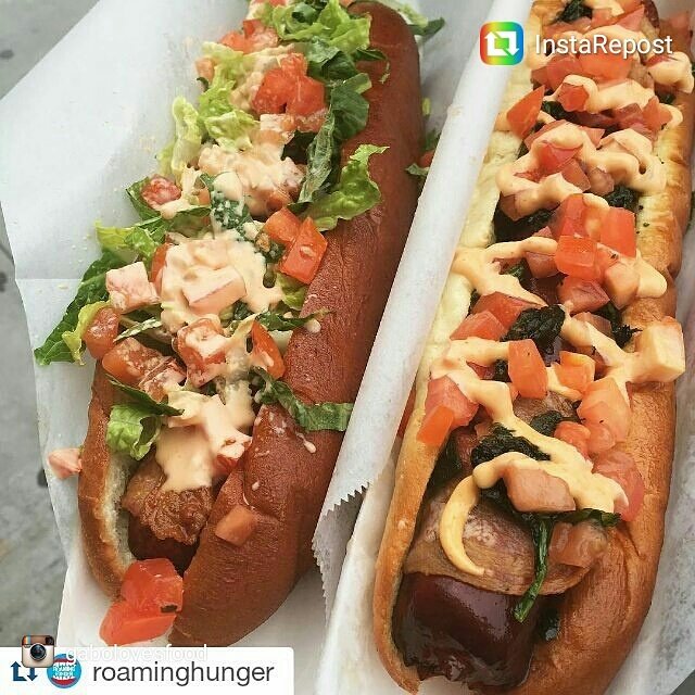 Thanks for having us yesterday <a href="/RoamingHunger/">Roaming Hunger</a> #angieswieners
