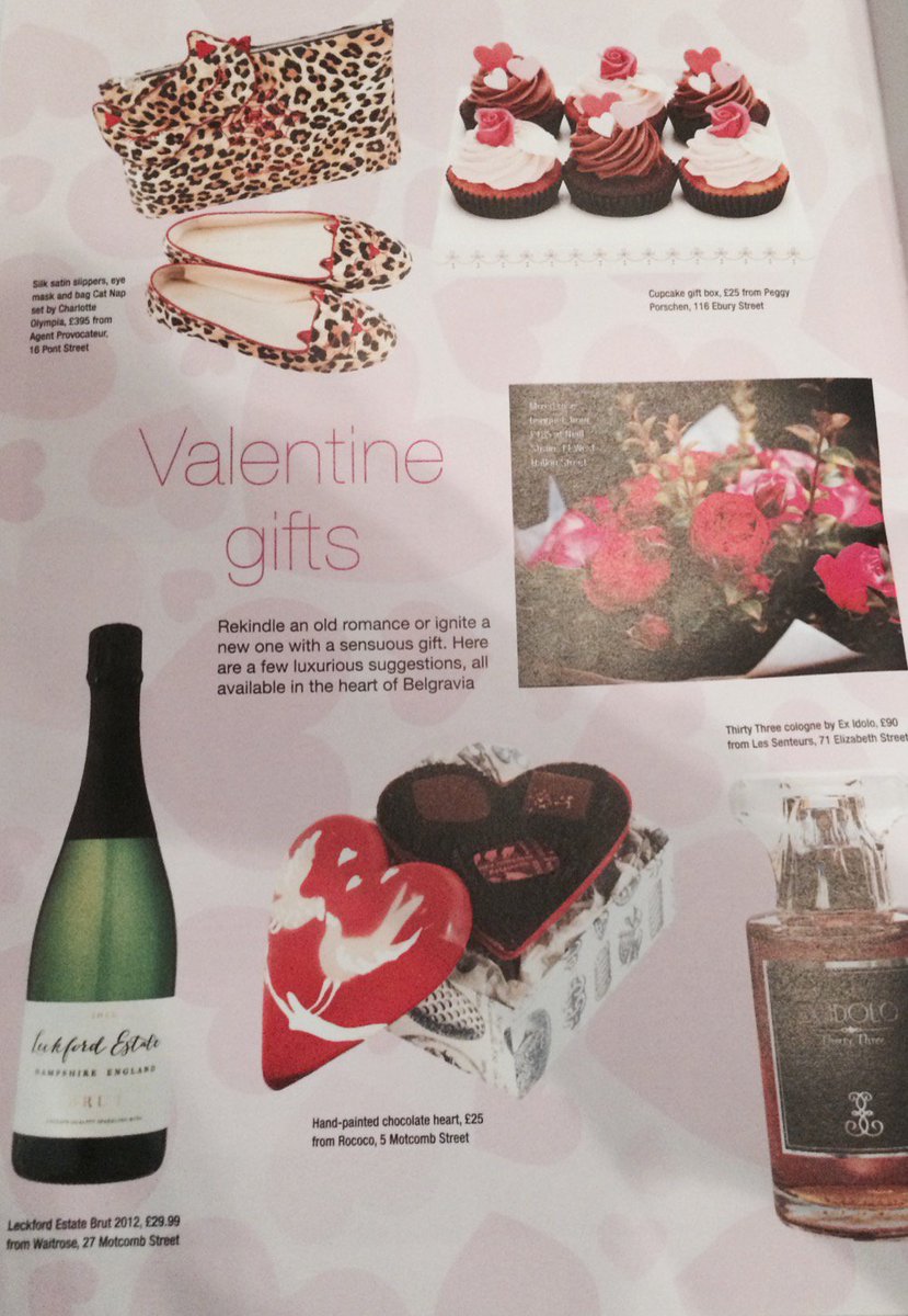 My gift guide in the next issue of <a href="/belgraviamag/">Belgravia magazine</a> ❤❤️❤️ <a href="/neillstrain/">Neill Strain Floral Couture</a> <a href="/peggyporschen/">Peggy Porschen</a> <a href="/ExIdolo/">Ex Idolo</a> <a href="/rococochocs/">Rococo Chocolates</a> <a href="/TheMissAP/">Agent Provocateur</a>