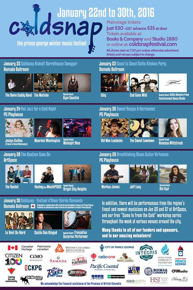 TONIGHT: Hachey the MouthPEACE @ Coldsnap Festival - Prince George, BC <a href="/mouthpeacebeats/">HacheyTheMouthPEACE</a> <a href="/ColdsnapFest/">Coldsnap Festival</a>