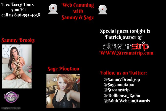 7pm ET live on @DOLLHOUSE_RADIO me @sagemontana1 &amp; guest @StreamStrip will be live https://t.co/OELBmcEEsl<a class="tags" target="_blank" title="On Twitter" href="/?out=eyJ0eXAiOiJKV1QiLCJhbGciOiJIUzUxMiJ9.eyJpYXQiOjE3MjI5ODc4NzEsImlzcyI6InR3cG9ybnN0YXJzLmNvbSIsIm5iZiI6MTcyMjk4Nzg3MSwiZXhwIjoxNzU0NTIzODcxLCJyZWRpcmVjdF91cmwiOiJodHRwczovL3R3aXR0ZXIuY29tL0RPTExIT1VTRV9SQURJTyJ9.3XJ7JFMh64BBXd-Kh2eMmUkQ1yylyhCIaieTzLpytpeC_EQonf85iVDOL3BjkpiptkLUHb1Ic-fIxQkt3cKe5w">@DOLLHOUSE_RADIO</a><a href="/tag/milfcam"class="tags"><span>#milfcam</span></a>