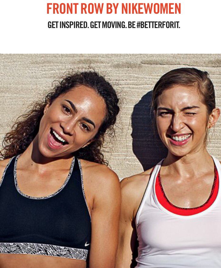 KaraLiotta's tweet photo. Be #betterforit. See you tomorrow for NTC BARRE at the launch of Margot vs Lily! #margotviking #lilynina #nikewomen https://t.co/thcAVzRJD2