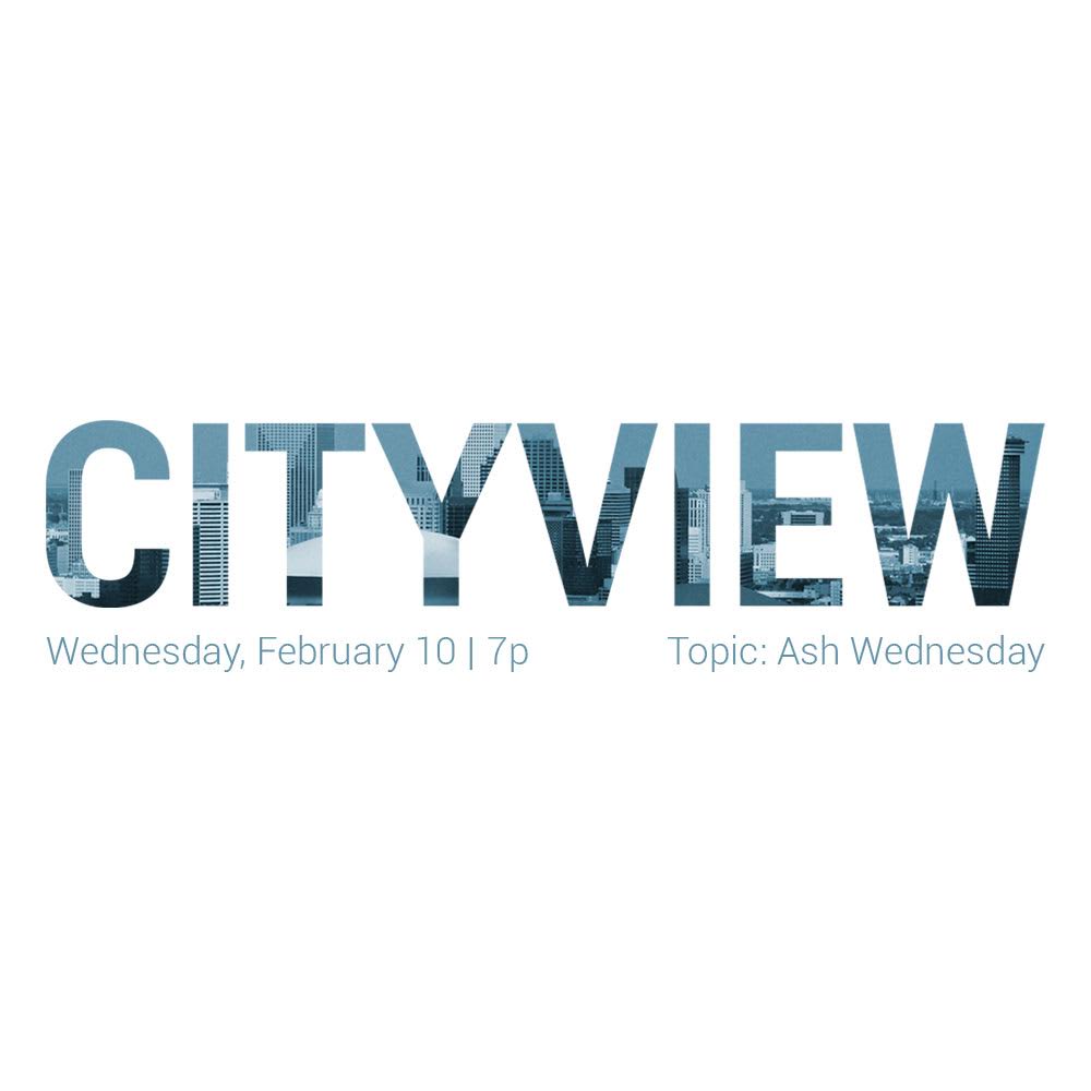CityViewNOLA's tweet photo. Join us Feb. 10 for #ashwednesday. Join the conversation as we engage with this ancient holiday. https://t.co/PIBbxAOgLD
