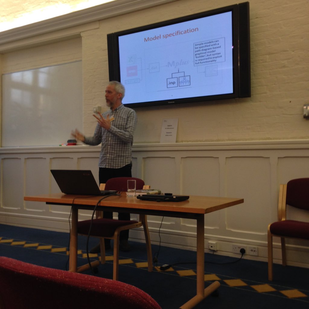 Altea_Lorenzo's tweet image. Great overview of Mplus #SEMSoftware as an integrated modelling framework by N.Shryane @RoyalStatSoc