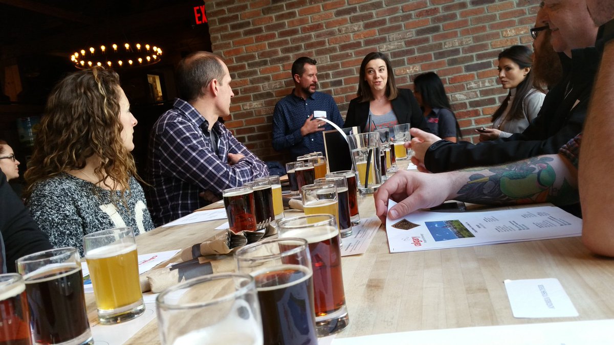 donnamct's tweet image. And we are off.. @CalgarybreweryTours inaugural tour @CRAFTbeermarket. Awesome event @TourismCalgary! #yycbrewtours