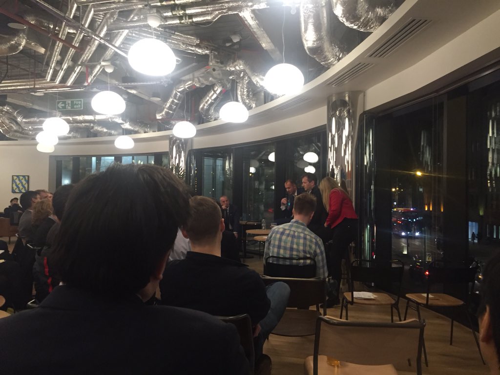 linzdarl's tweet photo. At the @The_IoD @IoD_99 young executives launch meeting @WeWork - good advice for start up entrepreneurs https://t.co/aFlBR7ay7O