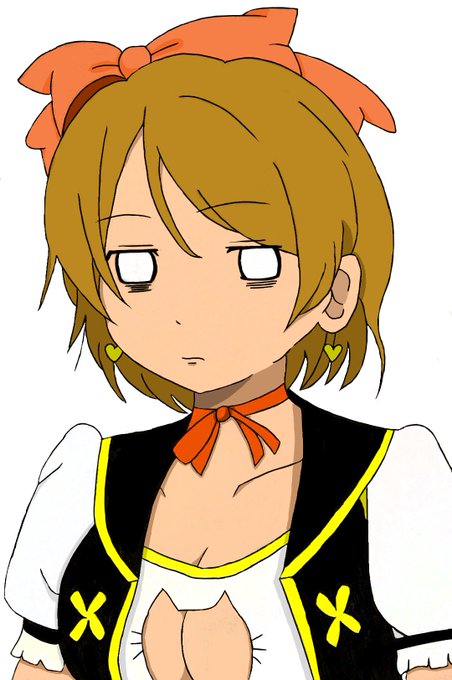 衣装合わせにて
ことり「はい♪花陽ちゃんの」
花陽「ありがとう♪」
5分後
花陽「……え」 