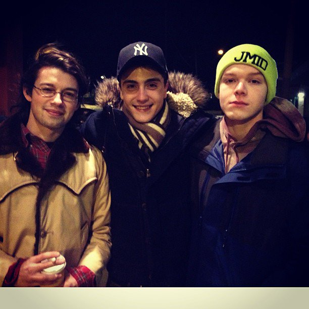 CameronMSOURCE's tweet photo. #TB | On the set of "Jamie Marks Is Dead" w/ Noah and Ryan. #JMID https://t.co/Eiyo9RUik6