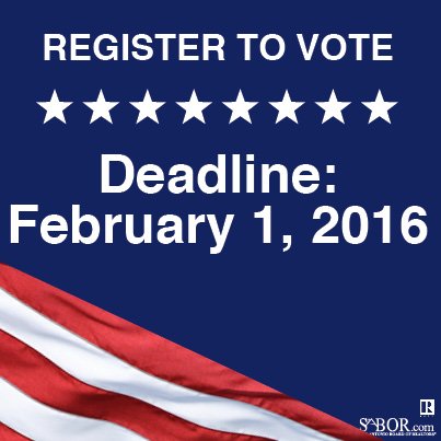 Register by February 1st to able to vote in the March primary elections! #govote #votesanantonio