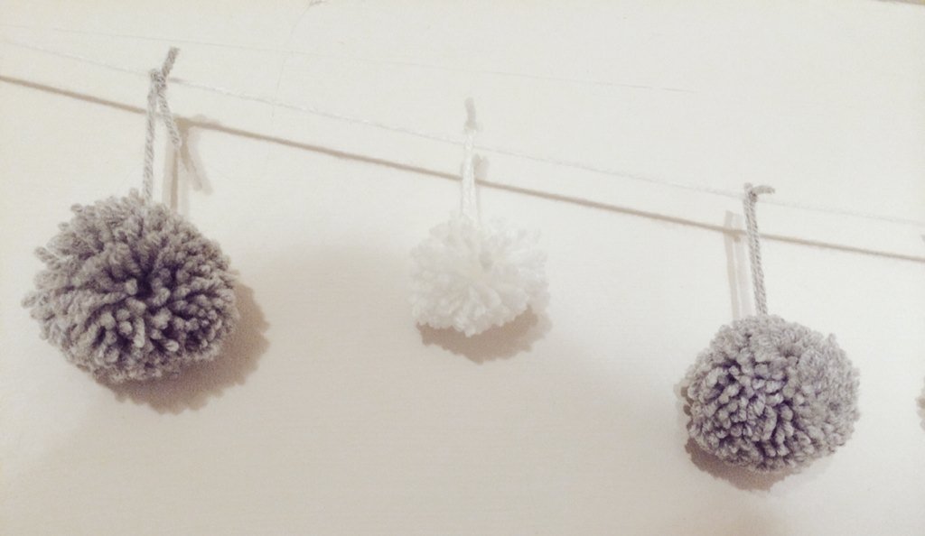 MummiiCrafts's tweet photo. Couple of other angles from the grey and white duo pom pom #craft #homemade #homeware #decor #pompom https://t.co/qMPrVtDwAR