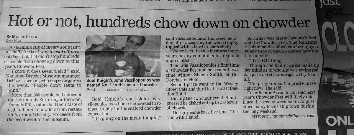 A #TBT  from different times we have been in the <a href="/NanaimoDaily/">Nanaimo Daily News</a> #Nanaimo. Thank you to all the staff there.